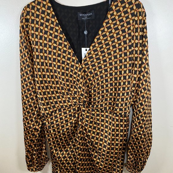 NWT MinkPink Valentina Mini Dress - Picture 3 of 7